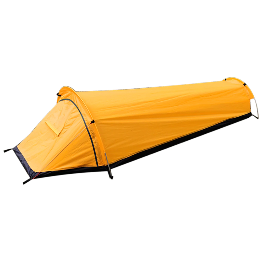 Cheap Goat Tents Ultralight Outdoor Camping Tent Single Person Camping Tent Waterproof Tent Aviation Aluminum Support Portable Sleeping Bag Tent   